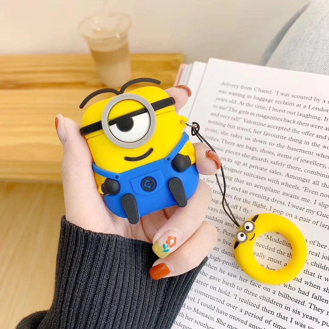 Minions AirPods Case – Cute Silicone Cover for All Models - Image 6