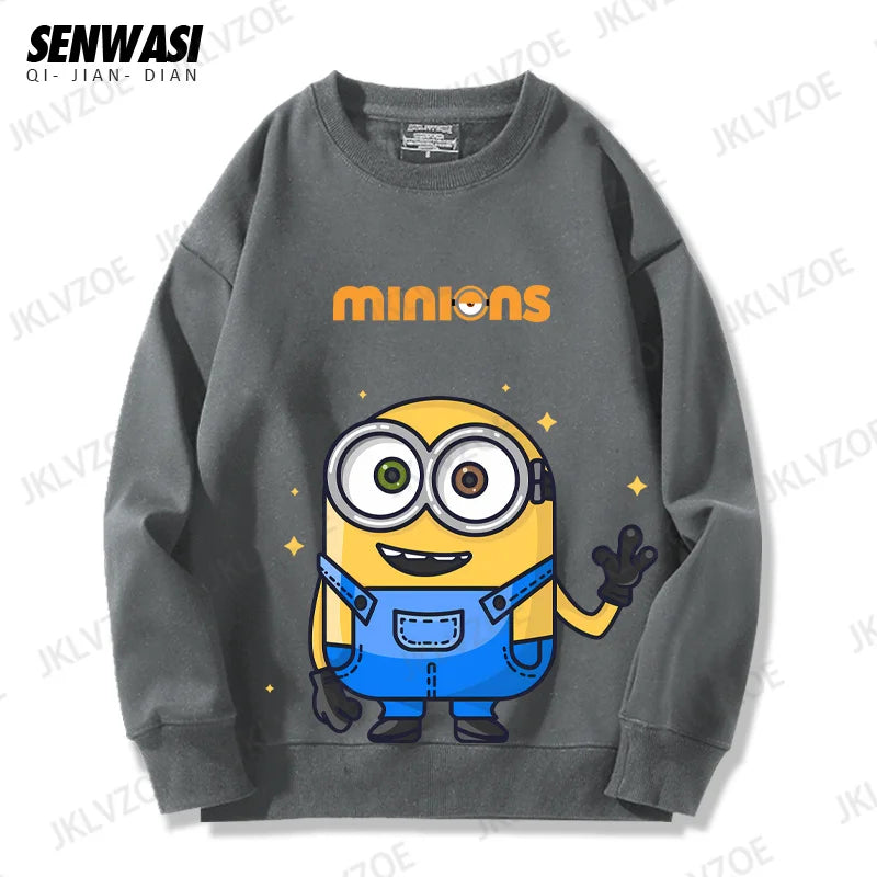 MINISO Minions Couple & Kids Hoodie – Autumn/Winter Edition - Image 11