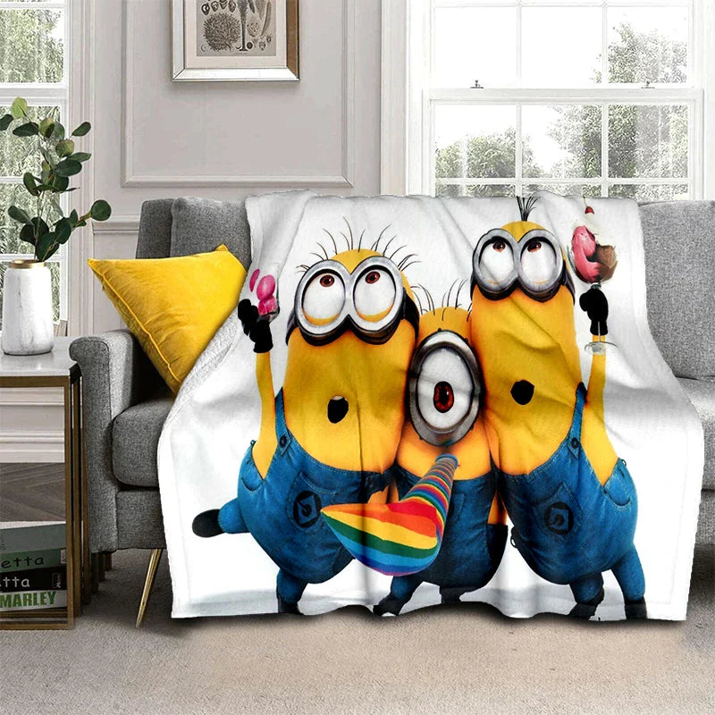 2025 New Cute Minions Flannel Blanket - Image 11