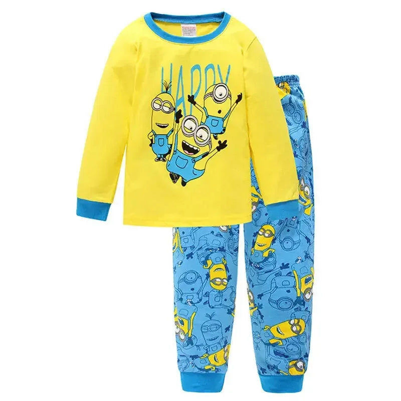 Despicable Me Minions Kids Pajama Set – 2-Piece Long Sleeve Sleepwear - Image 4