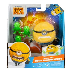 Minions Despicable Me 4 Crash Roll Mega Jerry Action Figure