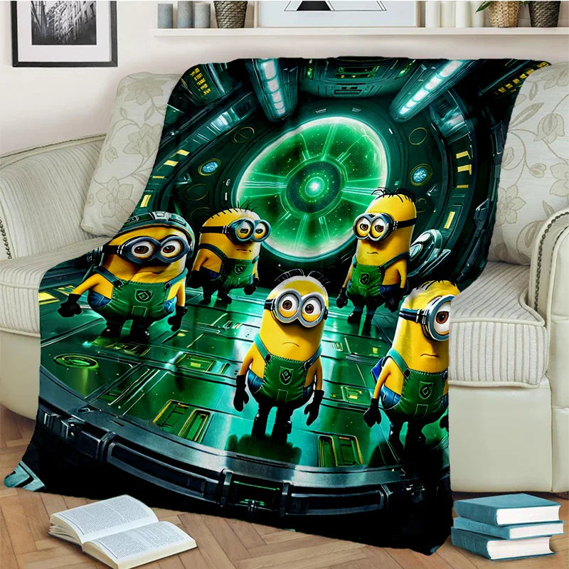 2025 New Cute Minions Flannel Blanket - Image 26