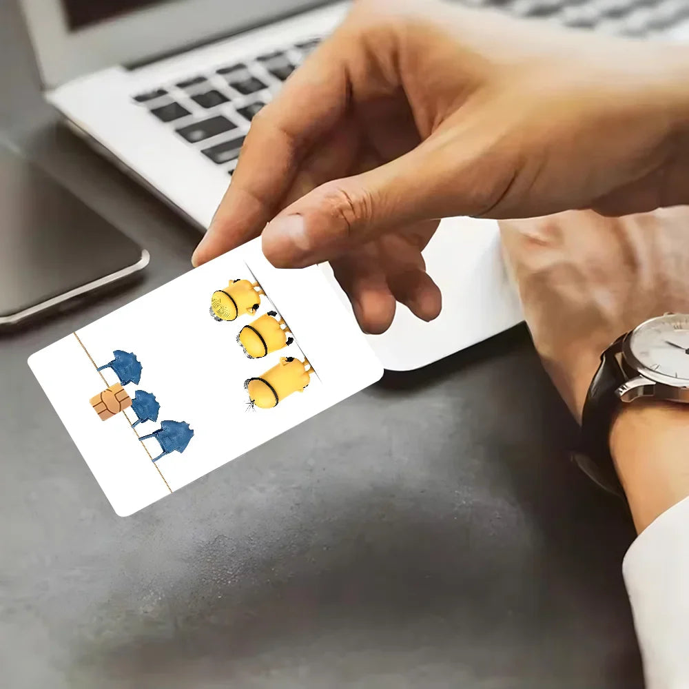 Kawaii M-Minions Cute Anime Fashion Cartoon Sticker for Credit Card - Image 9