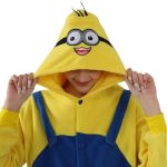 Despicable Me Minions "Smile" Onesie Pajamas – Adult Cartoon Sleepwear
