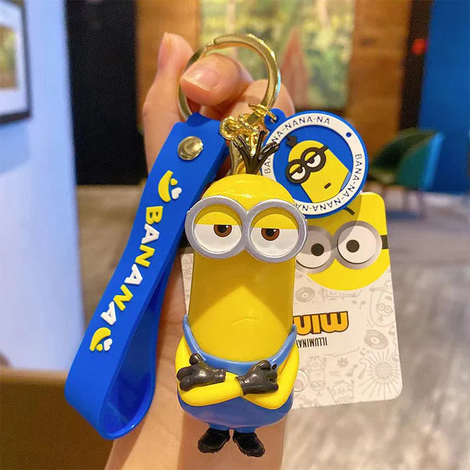 Kawaii Minions Silicone Keychain & Pendant Accessories - Image 6