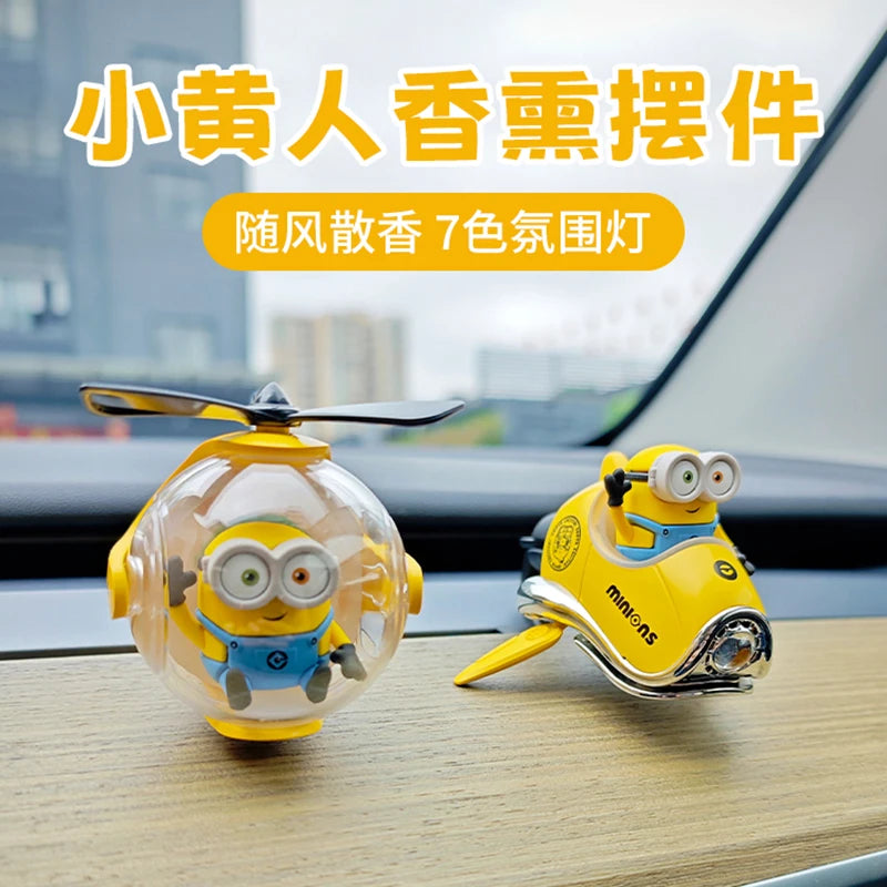 New Minions Cartoon Car Air Freshener - Image 3