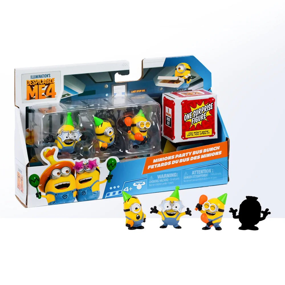 Minions Despicable Me 4 AVL Squad Collectible Figures