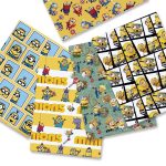 Minions Cotton Fabric – Cartoon Textile for DIY Sewing & Crafts