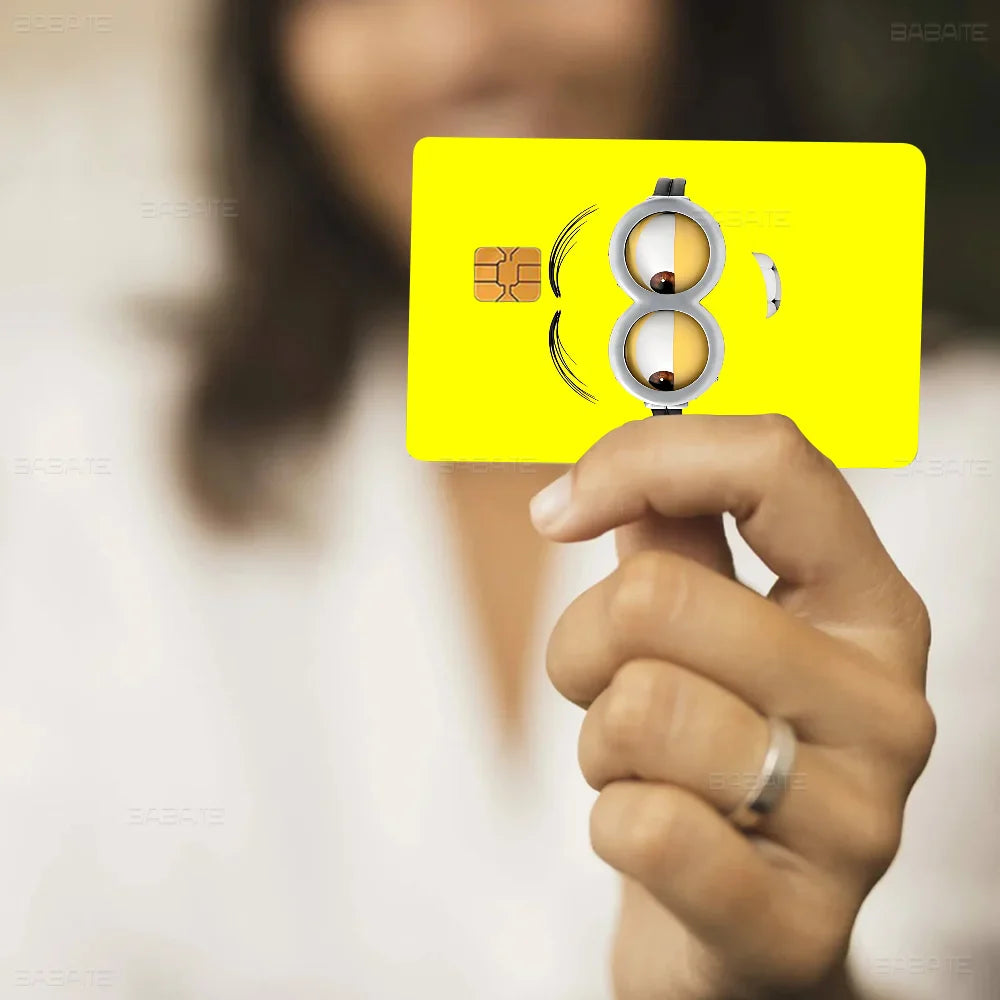 Cute M-Minions 2024 Anime Cartoon Skin Stickers for Credit Card - Image 16