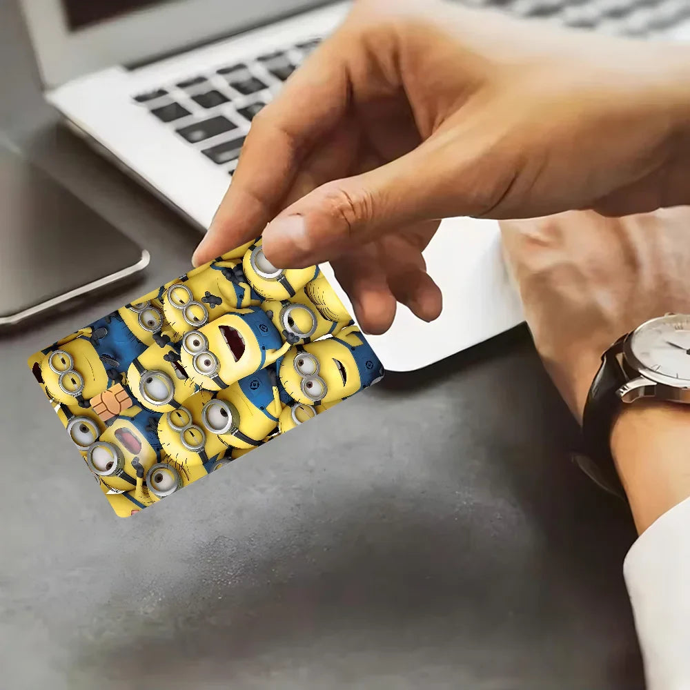 Kawaii M-Minions Cute Anime Fashion Cartoon Sticker for Credit Card - Image 2