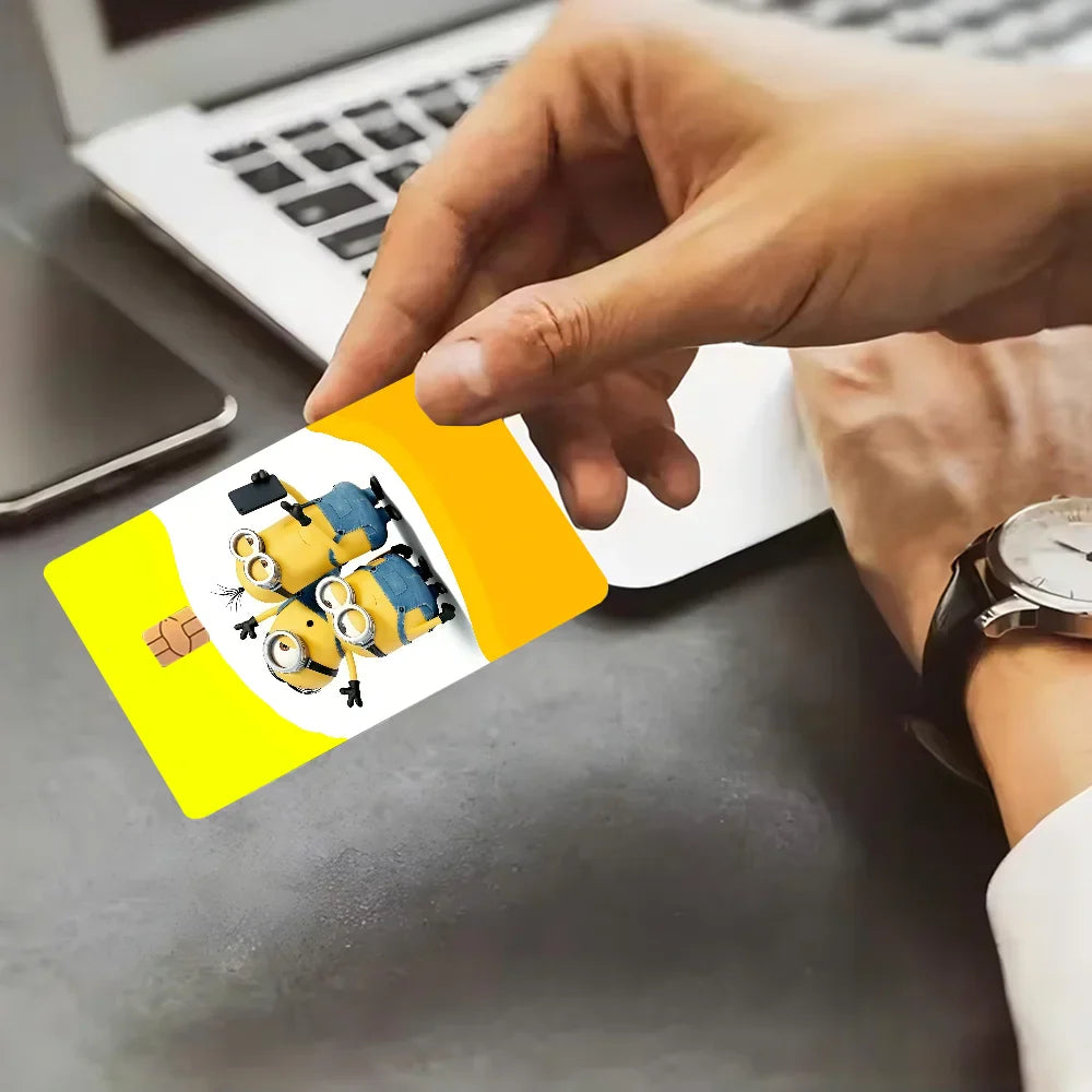 Kawaii M-Minions Cute Anime Fashion Cartoon Sticker for Credit Card - Image 7